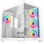 Deepcool CG530 4F WH Korpus R-CG530-WHADA4-G-1, 7, 3.5, 2.5, 399mm, 440mm, 285mm, valge, karastatud klaas
