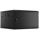 Lanberg 19'' Rack Cabinet WF01-6606-00B, 6U, 600mm x 600mm, 60kg, IP20, avatud uksed, eemaldatavad k&uuml;lgpaneelid
