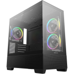 Deepcool Korpus CG380 3F R-CG380-BKAGM3-G, 2x3.5", 3x2.5", 5, 410mm, 250mm, 33mm, ARGB ventilaatorid, USB 3.0, USB-C