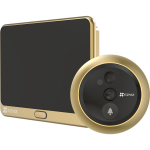 Ezviz DP2C Smart Door Viewer & Video Doorbell CSDP2CGOLD, 2MP, Kuld, Traadita, Aku