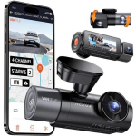 Vantrue N5 S videorecorder N5 S, 4 kanalit, 3.19", F/1.8, USB, GPS, Wi-Fi, heli salvestamine, foto režiim, parkimisrežiim