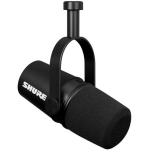 Shure MV7-X mikrofon, 1x XLR, 1x USB, 20-20000 Hz, 55 dB, 132 dB, d&uuml;naamiline, must