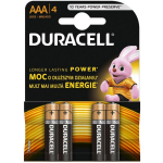 Duracell Aku DURACELL Basic AAA/LR03 K4, 1.5 V, AAA, leelispatarei, 4 tk.