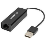 Lanberg V&otilde;rgukaart NC-0100-01, 1xRJ45 100MB, USB 2.0, 1x10/100 Mbit/s, WoL, Plug and Play