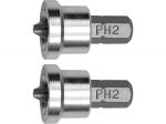 Otsik PH2 25mm, kips (2 tk) VOREL