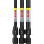 Bosch PRO Impact kruvikeeraja otsikute komplekt 2608521U55, T25/T30/T40, 55mm, 15tk, 5x3tk
