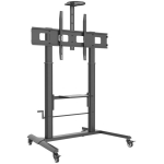 Techly ICA-TR230 multimeedia k&auml;ru, 364491, 870mm, 1225mm, 1850mm, 36.2kg, 4 ratast, 27cm, 1 riiul, 120kg, 52"-110"