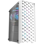 Darkflash DK351 White arvutikorpus, Mid Tower, 4x CL6 ARGB ventilaatorit, 2x USB 3.0, 7 pesa, ATX, kuni 360mm vesijahutus