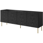 HOLE chest 190x40.5x74.5 cm matte black