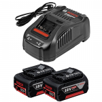 Aku + laadija GBA18V 2x5Ah GAL1880CV 1600A00B8J BOSCH