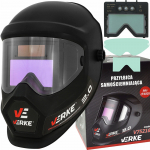 Keevitaja mask PRO must, automaatfilter VERKE