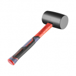 Kummihaamer 900g, must, klaaskiust k&auml;epide DNIPRO-M