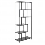 Raamaturiiul SEAFORD 77 x 35 x 185 cm 5 riiulit AC80892 HOME4YOU