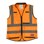 PREMIUM KLASES ATSTAROJO&Scaron;Ā VESTE, PREMIUM HIGH-VISIBILITY VEST ORANGE - L/XL, 4932471899 MILWAUKEE