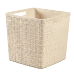 Kandiline korv Jute 17L 28x28x27cm, kreemikat v&auml;rvi 0801906885 Curver