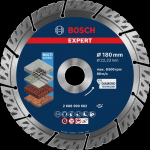 Lielām leņķa slīpma&scaron;īnām ar fiksācijas uzgriezni EXPERT MULTI MATERIAL DIMANTA GRIEZĒJDISKS BOSCH 2608900662