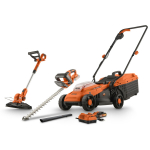 Aiandust&ouml;&ouml;riistade komplekt 20V akuga, POWERPLUS, POWDPGBOX25, Niidi laius: 330 mm, Trimmeri laius: 260 mm