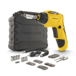 Akutooriga kruvikeeraja 4V koos 1.3Ah aku ja laadimiskaabliga, Powerplus, POWX00406, Pinge: 4 V, Max. p&ouml;&ouml;rdemoment: 4 Nm