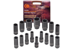 J&otilde;upadrunite komplekt, FORSTIME, FT-4167-5MPB, 1/2'' DR, 6-kant, kroom-mol&uuml;bdeen teras, 16 tk