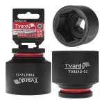 Impact socket Tvardy T00212-52 3/4" 52mm CR-MO