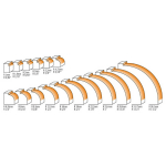 Frees terituse servade &uuml;maraks tegemiseks laager R=25,4 D=63,5 I=33,3 S=12, CMT, 938.992.11