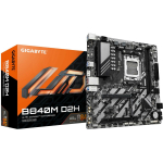 Gigabyte Emaplaat B840M D2H 1.2, AMD Ryzen 9000, 5+2+2 faasi VRM, kuni 7600MHz DDR5, 2*M.2, 2.5GbE LAN