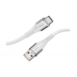 Intenso USB A kuni C kaabel 7901102 1.5m, valge, PD 60W, tugevdatud painutuskaitse