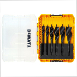 Dewalt puurekomplekt DT90238-QZ 152mm 6 tk, 6 puuri, 13/16/20/22/25/32 mm, ises&ouml;&ouml;t, kolmnurkne, puidu puurimiseks