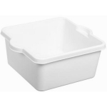 Nhg Kauss 3200306, 380mm, 334mm, 160mm, 10l, plastmass, valge, k&auml;epidemetega