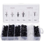 Kraftdele Auto viimistluse kinnituste komplekt 7004822, 100tk, C05 20tk, C20 20tk, C32 10tk, B01 10tk, D02 20tk, A16 20tk