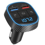 Navitel BHF02 BASE, FM-saatja Bluetoothiga, USB, microSD, Bluetoothi ulatus kuni 10m, toetab MP3/WMA/WAV/FLAC