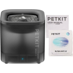 Petkit Nutikas lemmikute joogifont&auml;&auml;n P4103S Grey, 1.8L, filtreerimine, plastmass, hall, juhtmevaba pump, vaikne