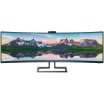 Philips | SuperWide curved LCD display | 499P9H/00 | 48.8 " | VA | Dual QHD | 32:9 | 70 Hz | 5 ms | 5120 x 1440 pixels | 450 cd/m&sup2; | Headphone out | HDMI ports quantity 2 | Black