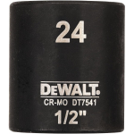 DeWALT l&ouml;&ouml;kots DT7541-QZ, 24mm, 1/2 tolli, 1, Bi-Hexagon, kvaliteetsed materjalid, madal disain, 6-punktiline kontuur