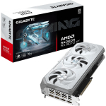 Gigabyte Radeon RX 9070 XT GAMING OC ICE graafikakaart GV-R907XGAMINGOCICE-16GD, 16 GB, GDDR6, 256 bitti, PCI-E 5.0, 3060 MHz