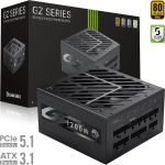 Gamemax toiteplokk GZ 1200G, 1200 W, Kuld, T&auml;ielikult modulaarne, 135 mm ventilaator, 1 x 24 pin ATX, 3 x SATA