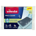 Vileda Pro Clean ens&uuml;&uuml;mikoorija 2 tk, k&auml;sn, hall, sinine, k&auml;sipesu, 2 tk