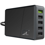 Green Cell Laadija CHARGC05, 52W, 5xUSB, AC, 5xDC 5V 2.4A, 1xDC 12V 1.5A, Ultra Charge, Smart Charge