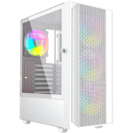 Gembird Arvutikorpus Fornax 4000W ARGB, CCC-FC-4000W, 330mm, 200mm, 430mm, 4.4kg, SPCC, Tempered glass, Multi, 2x2.5" bays