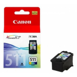 Canon Tindikassett CL-511 2972B001, 9ml, 244 lehte, v&auml;rv: C/M/Y, originaal
