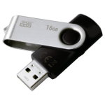 Goodram 16GB UTS2 USB 2.0 m&auml;lupulk, UTS2-0160K0R11, 16 GB, 20 MB/s, 5 MB/s, USB Type-A, must