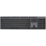 Sbox Juhtmeta arvutiklaviatuur WK-131/US, 2.4 GHz, 106/107 nuppu, alumiinium, 2xAAA, USB, USA paigutus