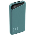 Navitel PWR10 MX Green, 10000mAh, 3.7V, 37Wh, 2xUSB-A, kahepoolsed USB-C, mikro-USB, &uuml;lekoormuse kaitse