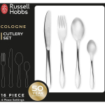 Russell Hobbs Cologne lauan&otilde;ude komplekt RH02221EU7, 16 tk, roostevaba teras