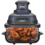 Ninja CRISPi FN101EUGY, 3.8L, 1700W, 4-in-1, klaasist, must/sinine, elektrooniline juhtimine, taimer