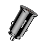 Baseus AB30BK CCALL-YS01 auto laadija, 2xUSB, USB-C PD, 12-24V, 4.5-20V, 5A, LED