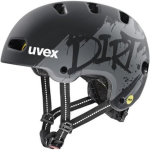 UVEX Kid 4 Style MIPS kids&rsquo; cycling helmet, dirt black matt
