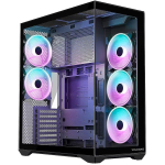 Modecom Volcano SPACE XL ARGB Full Tower 5F, AT-SPACE-XL-5F-ARGB-10, 5x140mm ARGB, E-ATX, 8 pesa, 4x2.5", 3x3.5", USB-C