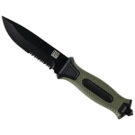 101 Inc Taktikaline nuga Tactical Ops 9242 455518, 250 mm, 120 mm tera, 3Cr13SS roostevaba teras, sile, sakiline, klaasil&otilde;hkuja