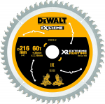Saeketas 216x30mm 60T CSB DT99570-QZ DEWALT